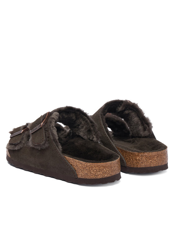 Birkenstock Шльопанці Birkenstock Arizona Shearling 1020528 Коричневий