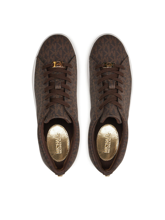 MICHAEL Michael Kors Снікерcи MICHAEL Michael Kors Keaton Lace Up 43R4KTFS1B Коричневий