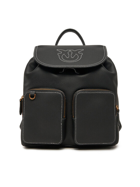 PINKO Rucsac PINKO Carrie Backpack PE 25 PLTT 104351 A1LF Negru