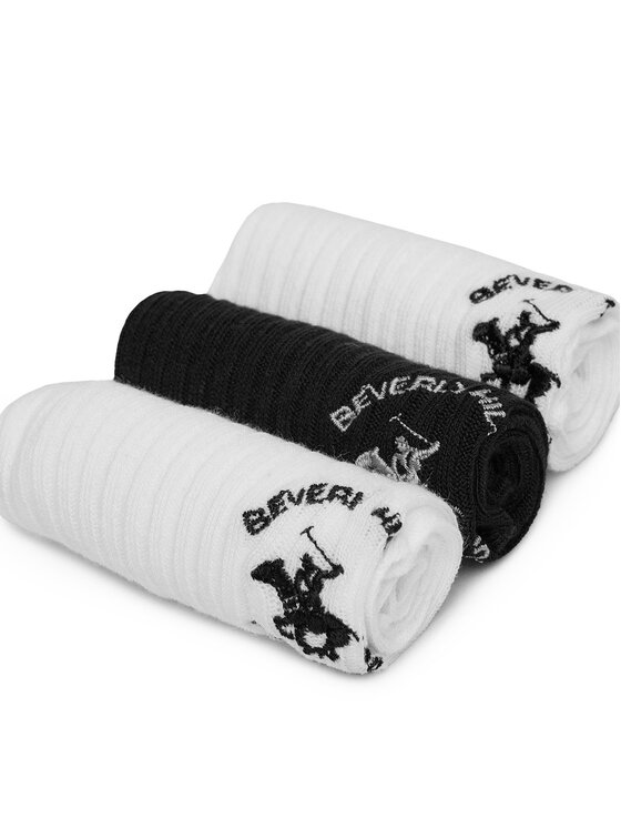Beverly Hills Polo Club Garās zeķes Beverly Hills Polo Club KR_BHPC_005_W_SS2025_(3pack) Balts