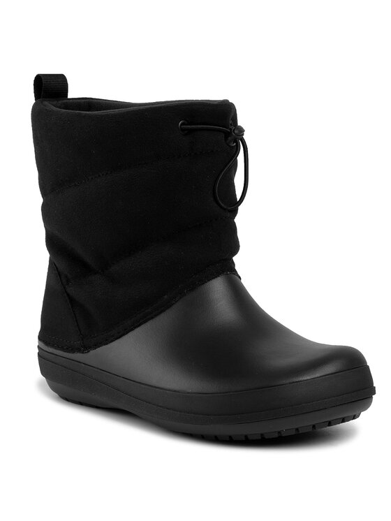 Crocs Škornji za sneg Crocs Crocband Puff Boot W 205858 Črna