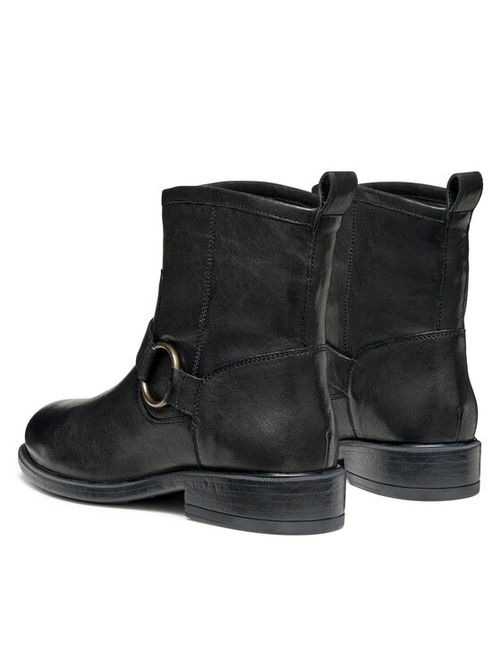 Geox Īsie zābaki Geox D Catria D56LQB 00081 C9999 Melns