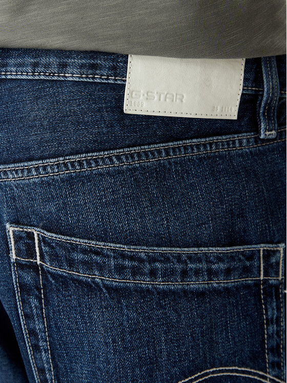 G-STAR G-Star Raw Džinsiniai šortai Deeggie D28474-D536 Mėlyna Regular Fit