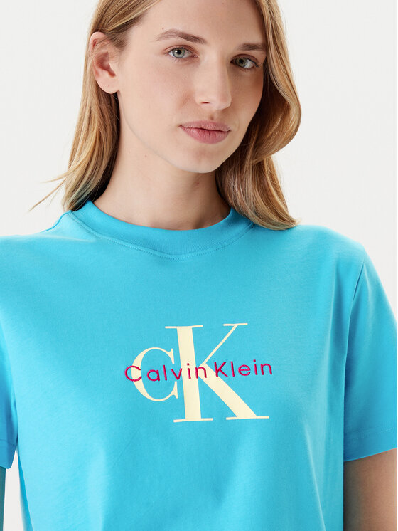 Calvin Klein Jeans Calvin Klein Jeans Majica Hero Classic LV047B865G Modra Regular Fit