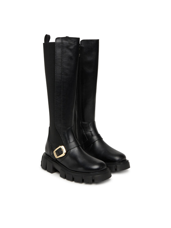 LOVE MOSCHINO Kozačky LOVE MOSCHINO JA26015G1NIA000041 Černá