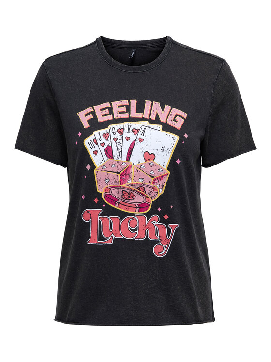 ONLY ONLY T-shirt Lucy 15366031 Nero Loose Fit