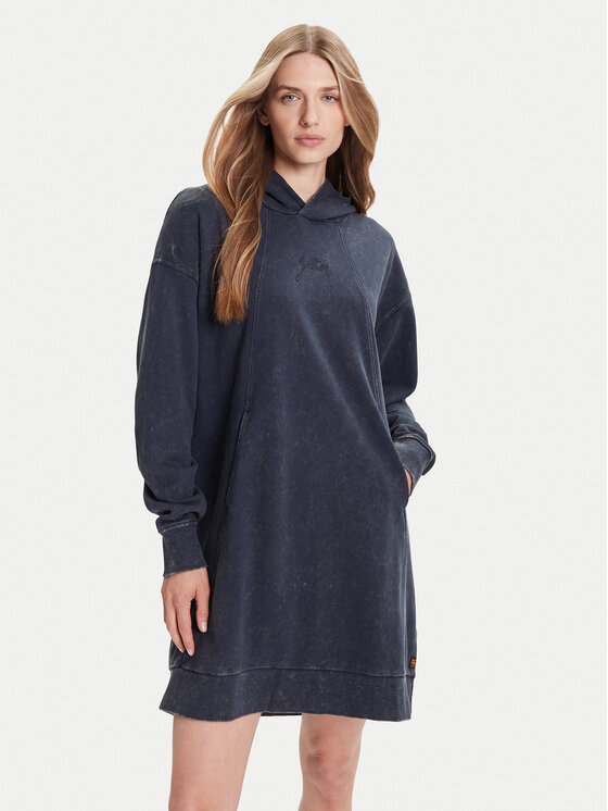 G-STAR G-Star Raw Trikotažinė suknelė D27165-D969 Mėlyna Relaxed Fit