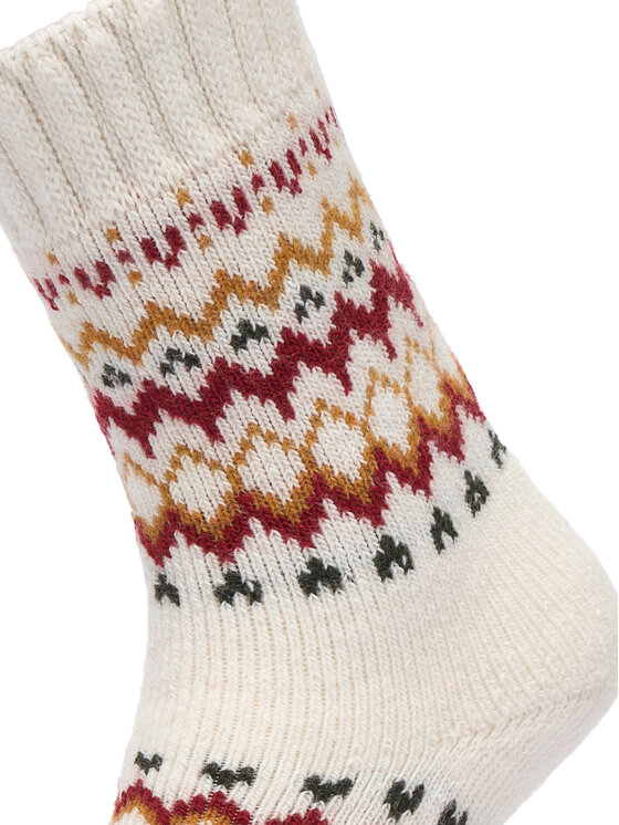 Barbour Hosszú zoknik Barbour Kingsford Fair Isle LSO0135WH71 Krém