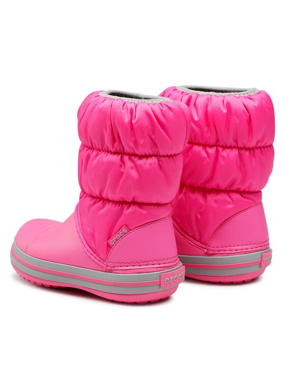 Crocs Апрески Crocs Winter Puff 14613-6TR Розов