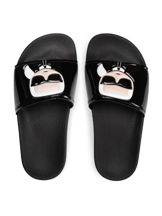 KARL LAGERFELD Šľapky KARL LAGERFELD KL80806 Čierna