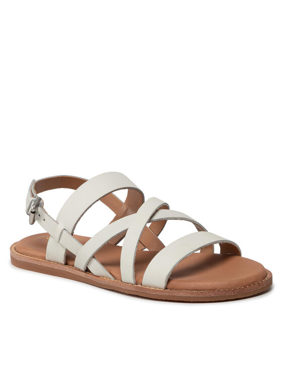 Clarks Szandál Clarks Karsea Sun 261660284 Fehér