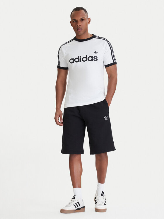 adidas adidas Camiseta 3-Stripes Ringer KF0418 Blanco Slim Fit