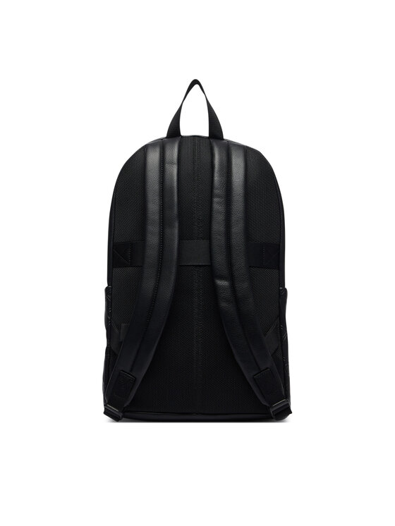 Calvin Klein Раница Calvin Klein Emblem Aop Deboss Round Backpack LV04D3560G Черен