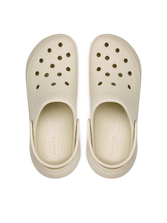 Crocs Шльопанці Crocs Classic Crush Clog 207521 Бежевий