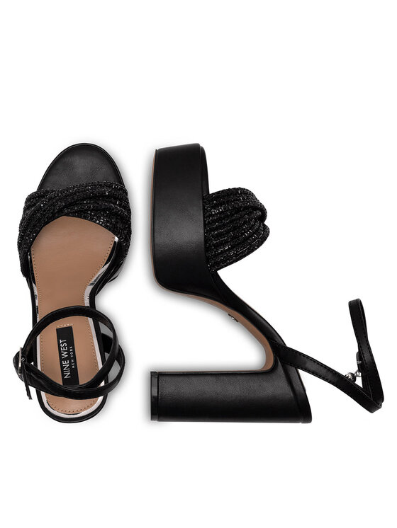 Nine West Sandały Nine West WFA2736-1 Czarny