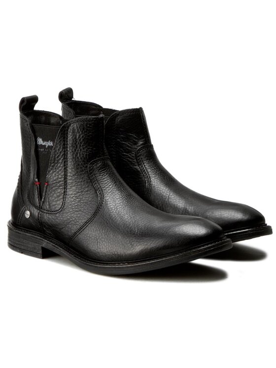Wrangler Sztyblety Wrangler Roll Chelsea WM162054 Czarny