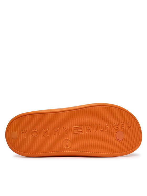 Tommy Hilfiger Flip flop Tommy Hilfiger FW0FW09200 Portocaliu