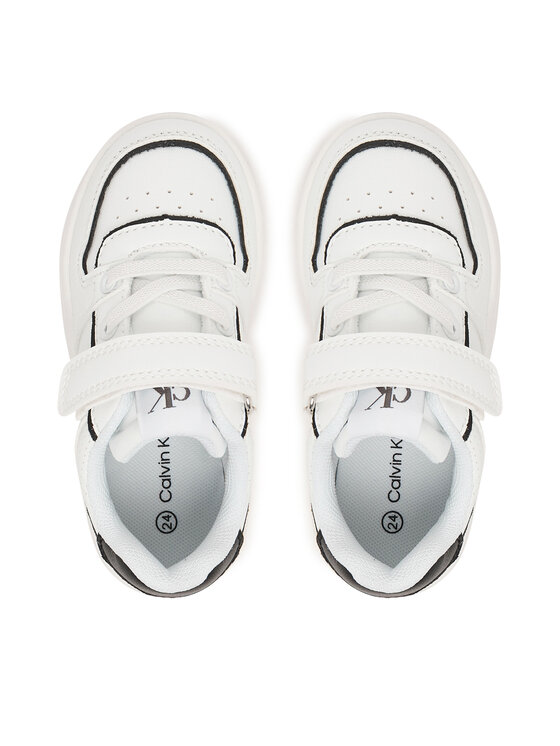 Calvin Klein Tenisice Calvin Klein Low Cut Lace-Up/Velcro V1X9-83278-1355 M Bijela