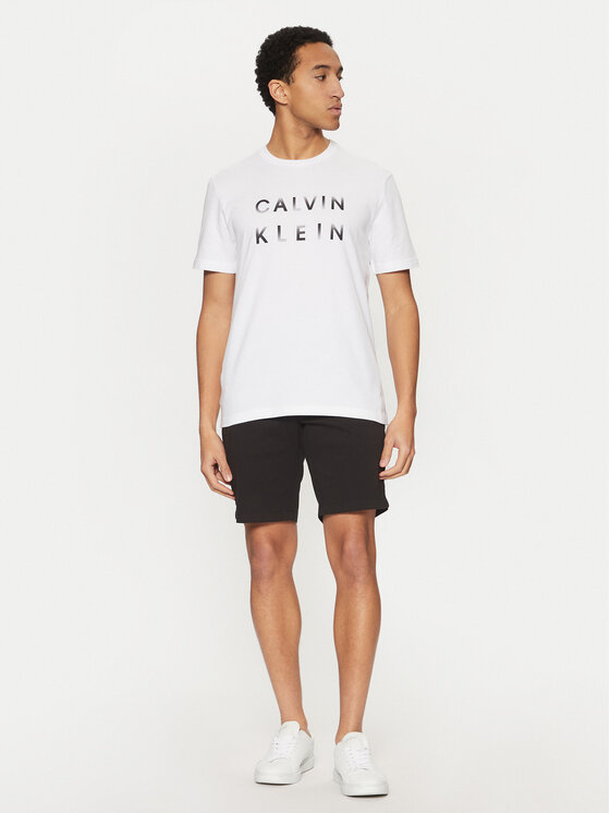 Calvin Klein Calvin Klein Majica K10K114156 Bela Regular Fit