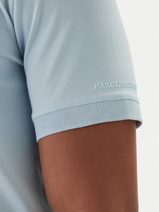 KARL LAGERFELD KARL LAGERFELD Polo 745022 561235 Celeste Regular Fit