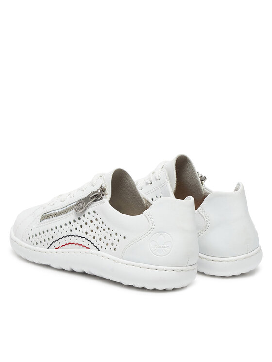 Rieker Sneakersy Rieker 52824-80 Biały