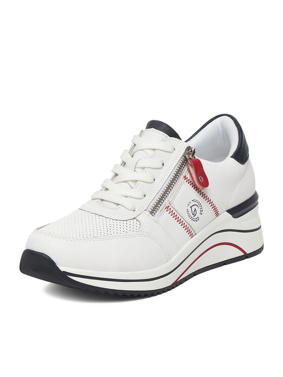 Remonte Sneakersy Remonte D0T04-81 Bílá