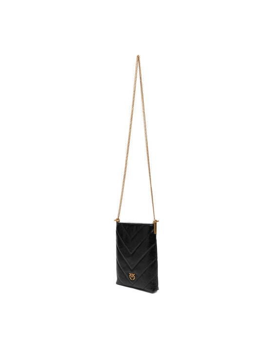 PINKO Kabelka PINKO Flat Satchel AI 25-26 PCPL 105352 A2W2 Čierna