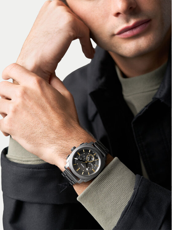 Fossil Годинник Fossil Machine Chrono FS6160 Сірий