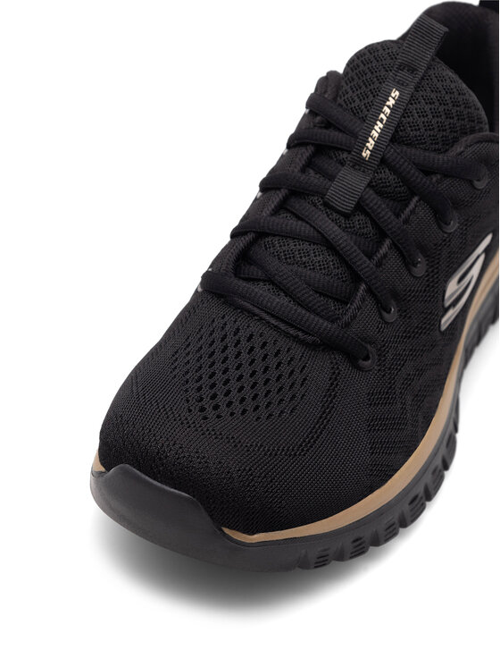 Skechers Сникърси Skechers GRACEFUL 12615 BKRG Черен