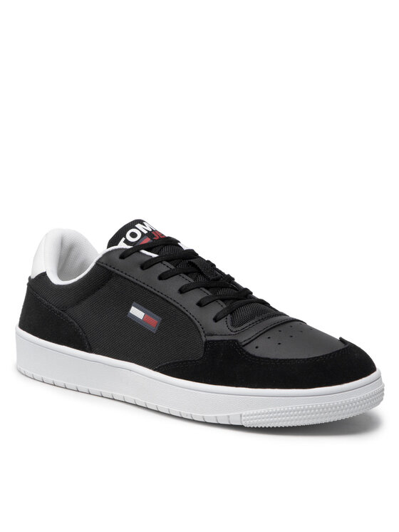 Tommy Jeans Snīkeri Tommy Jeans City Textile Cupsole EM0EM00963 Melns