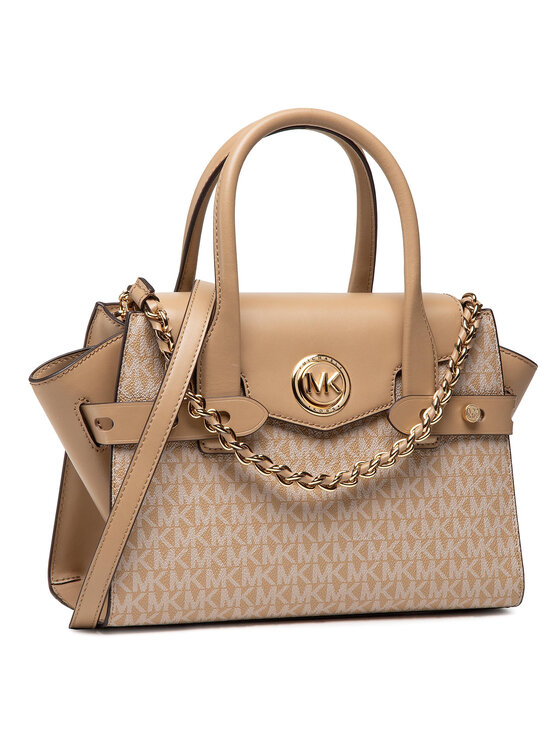 MICHAEL Michael Kors Ročna torba MICHAEL Michael Kors Carmen 30S0GNMS1B Bež