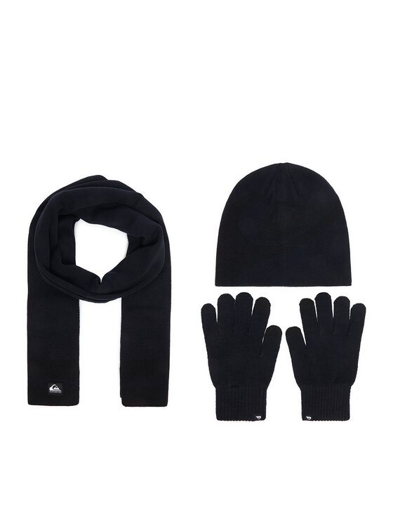 Quiksilver Sada čepice, šála a rukavice Quiksilver CWBEO-QS-SM346-001-AW26 Tmavomodrá