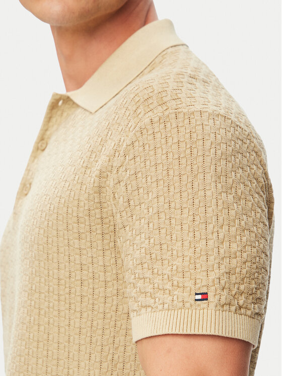 Tommy Hilfiger Tommy Hilfiger Polo MW0MW43246 Beis Regular Fit
