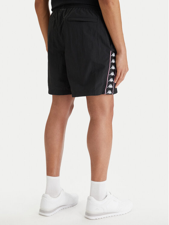 Kappa Kappa Športne kratke hlače 322B8GW Črna Comfort Fit