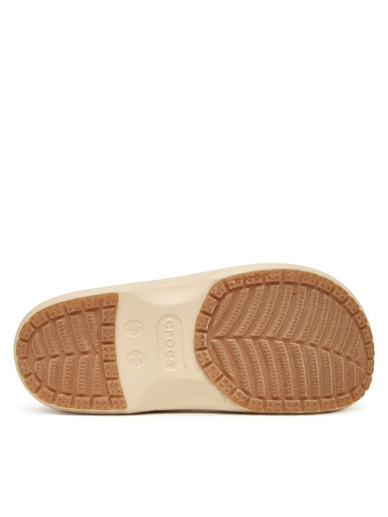 Crocs Чехли Crocs Classic Lined Shorty 211380 Екрю