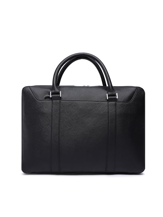 Guess Чанта за лаптоп Guess Certosa Saffiano Smart HMECSA P3138 Черен