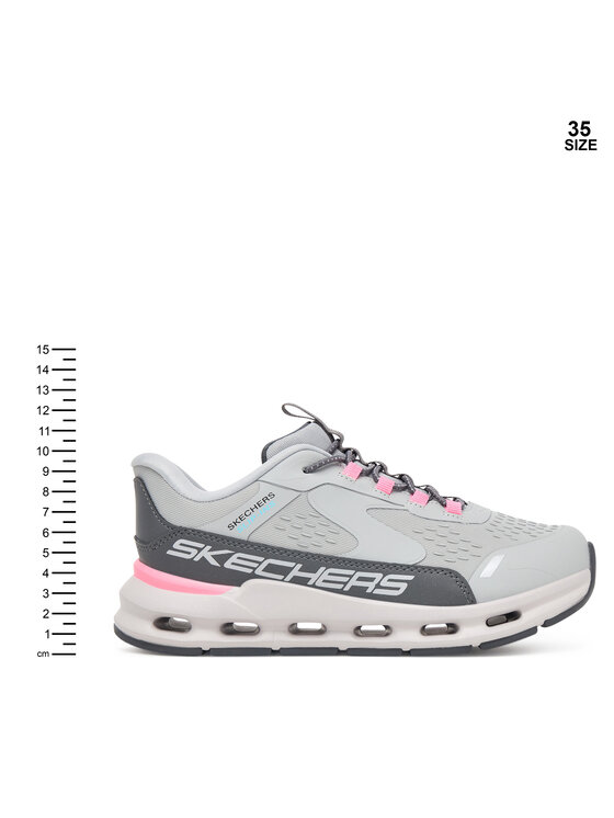 Skechers Sneakersy Skechers Vista Lane 303654L/GYPK Szary jasny