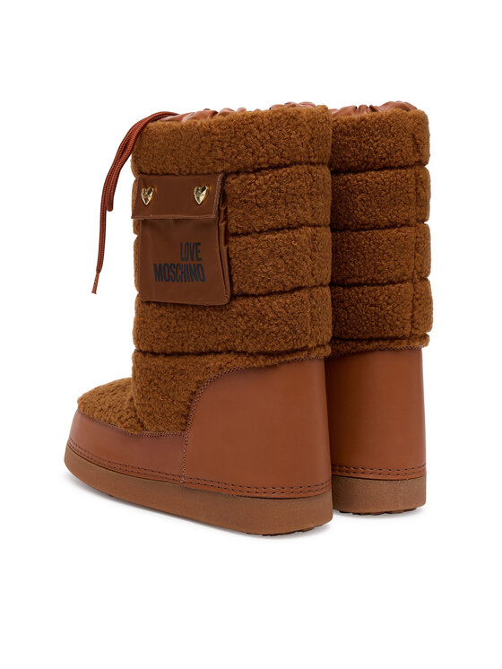 LOVE MOSCHINO Sniega zābaki LOVE MOSCHINO JA24452G0NISM21A Brūns