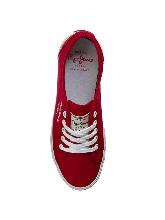 Pepe Jeans Zapatillas de tenis Pepe Jeans Aberlady Basic 17 PLS30500 Rojo
