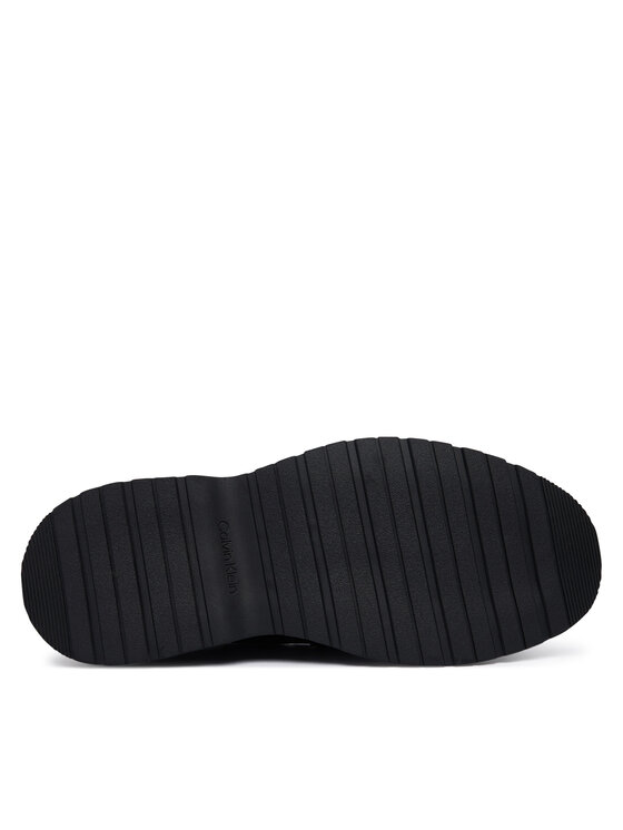 Calvin Klein Čevlji brez vezalk Calvin Klein Combat Ess Loafer Tu Lth HM0HM02347 Črna