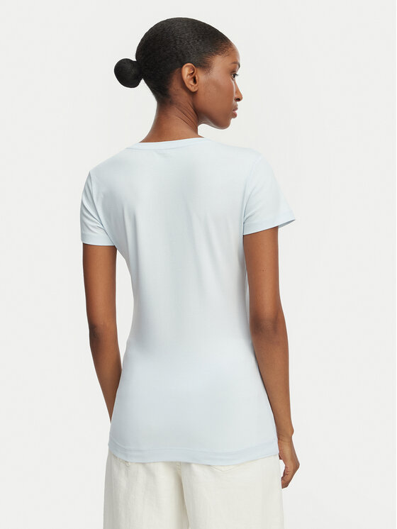Guess Guess Camiseta W6GI11 K3026 Azul claro Regular Fit