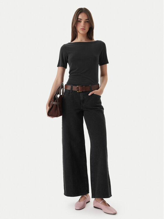 ONLY ONLY Camiseta Free 15367559 Negro Regular Fit