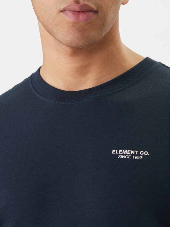 Element Element Camiseta Element Co ELYZT00603 Azul marino Regular Fit