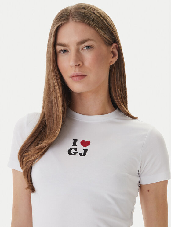 Guess Jeans Guess Jeans Футболка W6GIB1 J1314 Білий Slim Fit