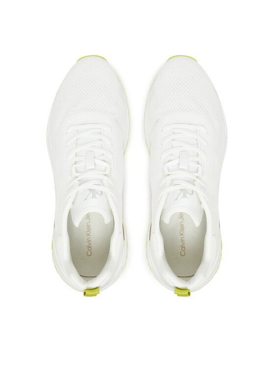 Calvin Klein Jeans Сникърси Calvin Klein Jeans Hike Runner Tech Knit YM0YM01284 Бял