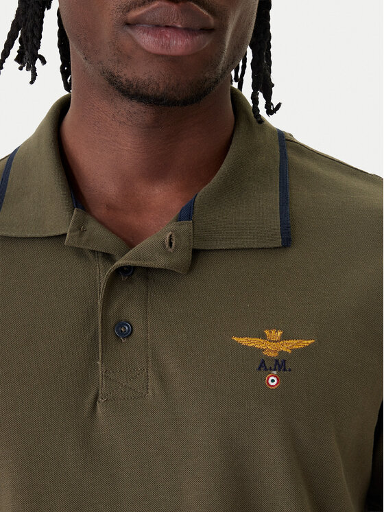 Aeronautica Militare Aeronautica Militare Polo 261PO1308UP00082 Caqui Regular Fit