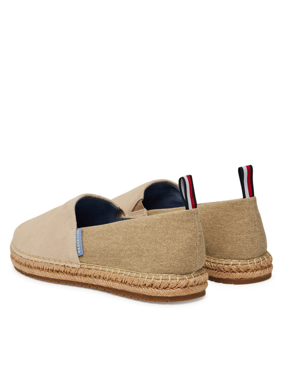 Tommy Hilfiger Espadrile Tommy Hilfiger Hilfiger Flex Mix Espadrille FM0FM05497 Bež