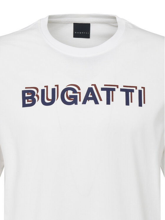 Bugatti Bugatti Camiseta 8350-75045C Blanco Regular Fit