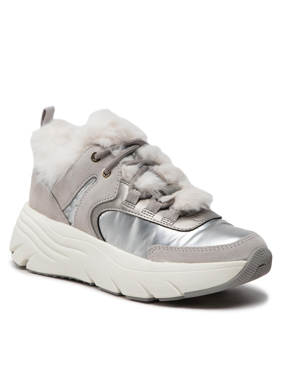 Geox Sneakersy Geox D Diamanta B D26UFB 0FUNF C1007 Stříbrná