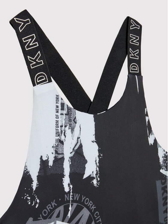 DKNY DKNY Топ D35S09 M Чорний Regular Fit